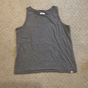 Pact Women Charcoal Gray Tank Top 0394